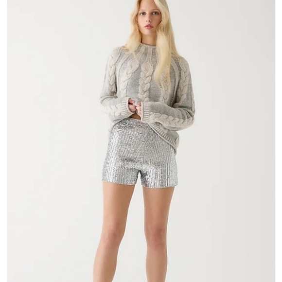J.Crew Collection sequin mini short - Picture 5 of 15